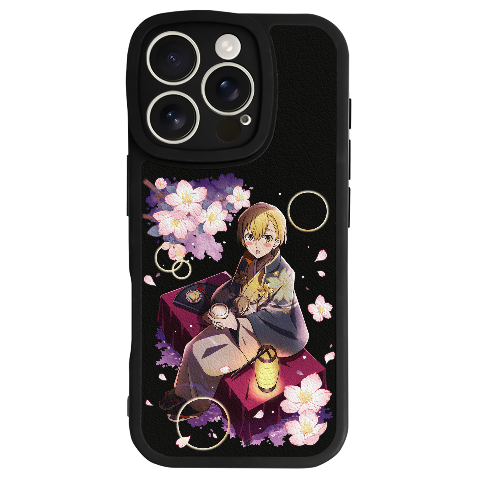 （画像用） 文豪ストレイドッグス Bungo Stray Dogs 【iPhone 16シリーズ対応】シリコンスマホケース（レザー調） 材質：シリコン